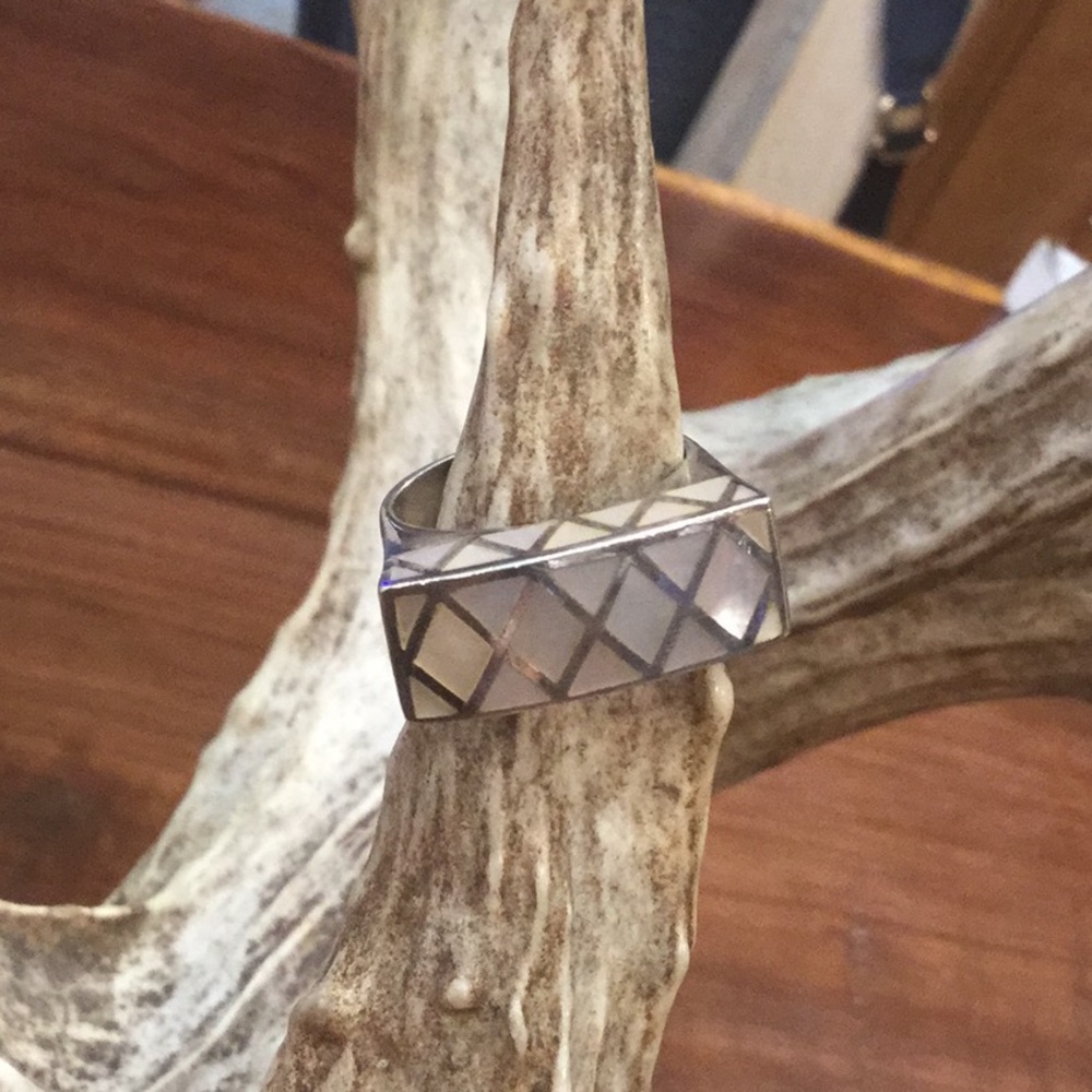 Southwestern pearl ring